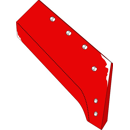 Wechselspitzenschar - 16" - rechts KK063015M Kverneland by Muzzi Industrie