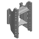 Lagerbock HVLB,W= 330 S32,New Holland T4, T5, T5 Dual Command, Dunkelgrau   
