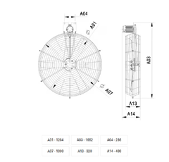 Ventilateur Ø 130 cm - MULTIFAN