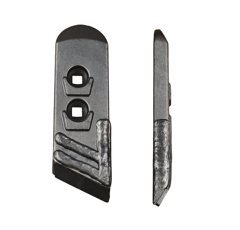 Pointe Droite carbure et rechargement pour charrue DOWDESWELL 901953 adaptable