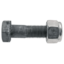 Boulon à tête hexagonale M14x1,5x50 avec écrou à freinage interne adaptable 