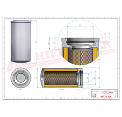 Filtre hydraulique adaptable HIFI FILTER SH66021