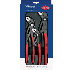 Jeu de 3 pinces multiprise COBRA 180-250-300 mm | KNIPEX