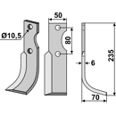 Fräsmesser Rechts 235 x 50 Benassi Nachbau