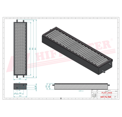 Filtre habitacle adaptable HIFI FILTER SC 70137 CAG