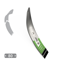 Ensemble soc Gauche avec plaquettes carbure et rechargement et déflecteur Gauche AMAZONE 78708677 adaptable