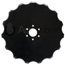 Disque crénelé Ø350x4 mm pour semoir ACCORD AC821840 adaptable 