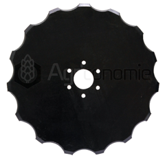 Disque crénelé Ø350x4 mm pour semoir ACCORD AC821840 adaptable 