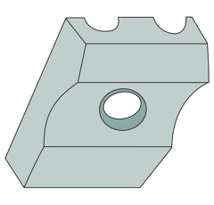 Fixation pour KUHN 57717410 adaptable