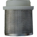 Crépine en inox filetée mâle 11/2 adaptable
