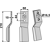 Lame gauche pour rotavator BREVIGLIERI 50175 - B200V adaptable