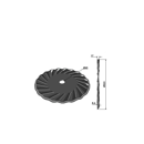 Coutre circulaire Ø 520 mm NIAUX pour charrue GREAT PLAINS adaptable - BlackSteel©