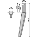 Kreiseleggenzinken - rechts / links RH57A RH  Krone