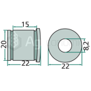 Douille à collerette pour presses à balles WELGER 0920301000 - 0380190000 adaptable