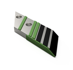 Pointe Gauche avec plaquettes carbure, rechargement et plaquettes arrière LEMKEN 3364055 adaptable