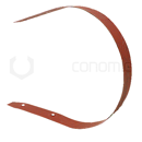 Racleur en tôle élastique pour autochargeuse HAGEDORN 45558 adaptable