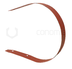 Racleur en tôle élastique pour autochargeuse HAGEDORN 45558 adaptable