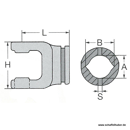 Rillengabel B54630L- 39,5 x 49,0 1b Benzi
