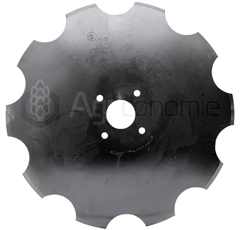 Disque crénelé ∅510x5 pour déchaumeur MASCHIO M35700202 adaptable 