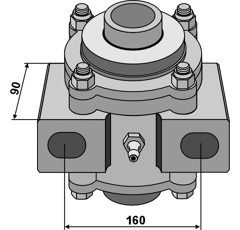 Lager ohne Flansch GRÉGOIRE & BESSON 25050 Nachbau