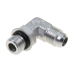 Winkeleinschraubverschraubung 90°beidseitig JIC 9/16-18  