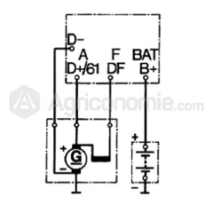 Régulateur pour tracteur CASE IH 1170041 adaptable