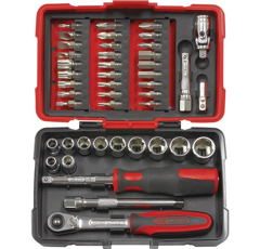Coffret de 44 pièces douilles et accessoires 1/4" ULTIMATE | KS TOOLS