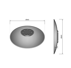Disque pour déchaumeur DAL-BO 75261 adaptable