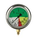 MANOMÈTRE GLYCÉRINE FILET 1/4'' M - Ø 100 MM - 25 BAR