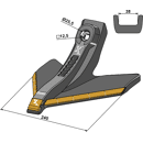 Gänsefussschar 240mm - Hartmetall beschichtet 101EXT1141 Väderstadt Nachbau