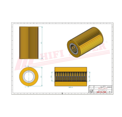 Filtre à huile adaptable HIFI FILTER SO7074