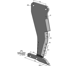 Dent pour décompacteur KONGSKILDE 71000338206 adaptable - Blacksteel©