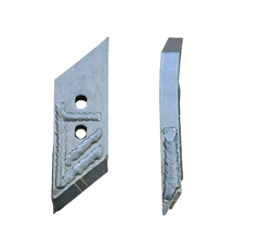 Pointe Gauche avec plaquettes carbure et rechargement OVLAC 64000540 adaptable