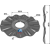 Disque ondulé ∅570x5 pour déchaumeur SALFORD CT512213 adaptable - Blacksteel©
