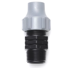 Lockverbinde für Tropf- und PE-Rohre, Anfangsstück 16 mm x 3/4“