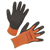 Gant tricoté avec surface en latex jaune / orange - POWERGRAB TOWA