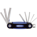 Jeu de 8 clés mâles 6 pans sur monture - KS TOOLS