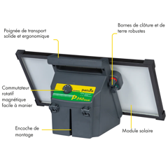 Electrificateur P340 solaire | PATURA