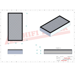 Filtre habitacle adaptable HIFI FILTER SC40099PAV4