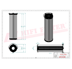 Filtre hydraulique adaptable HIFI FILTER SH74564SPNCO