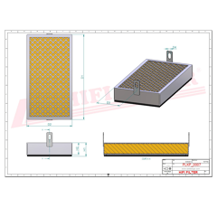 Filtre à air adaptable HIFI FILTER SC40014
