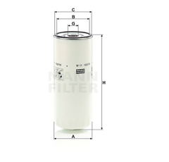 MANN  Ölfiltereinsatz W1110210