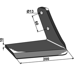 Ersatzflügel - rechts Farmet Duolent Nachbau 1013003267
