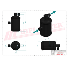 Deshydrateur Climatisation adaptable HIFI FILTER DYH40002