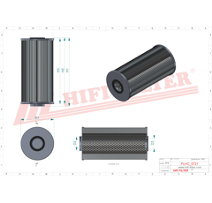 Filtre hydraulique adaptable HIFI FILTER SH63564