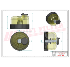 Bol adaptable HIFI FILTER MO3254