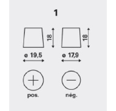 Batterie Premium 630UR  NUMAX 12 V - 150 Ah - P+ en haut à gauche