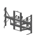 Griffe balles hydraulique 8 dents  FAUCHEUX G