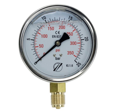 Manomètre 0 à 25 bars WIKA