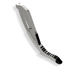 Pointe + Etrave avec plaquette carbure type ULD HORSCH 00311357 + 00311358 adaptable